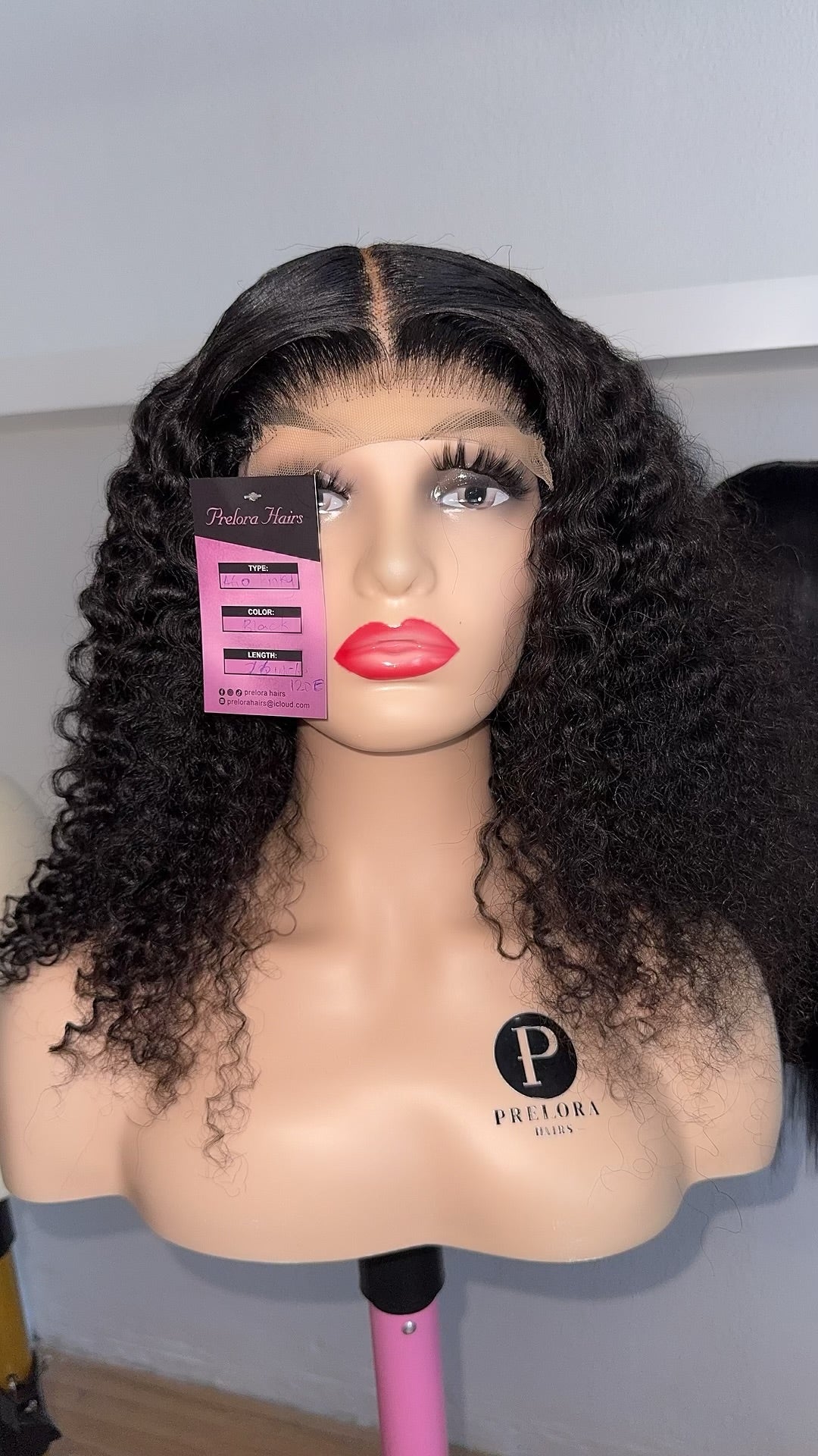 Afro kinky curly