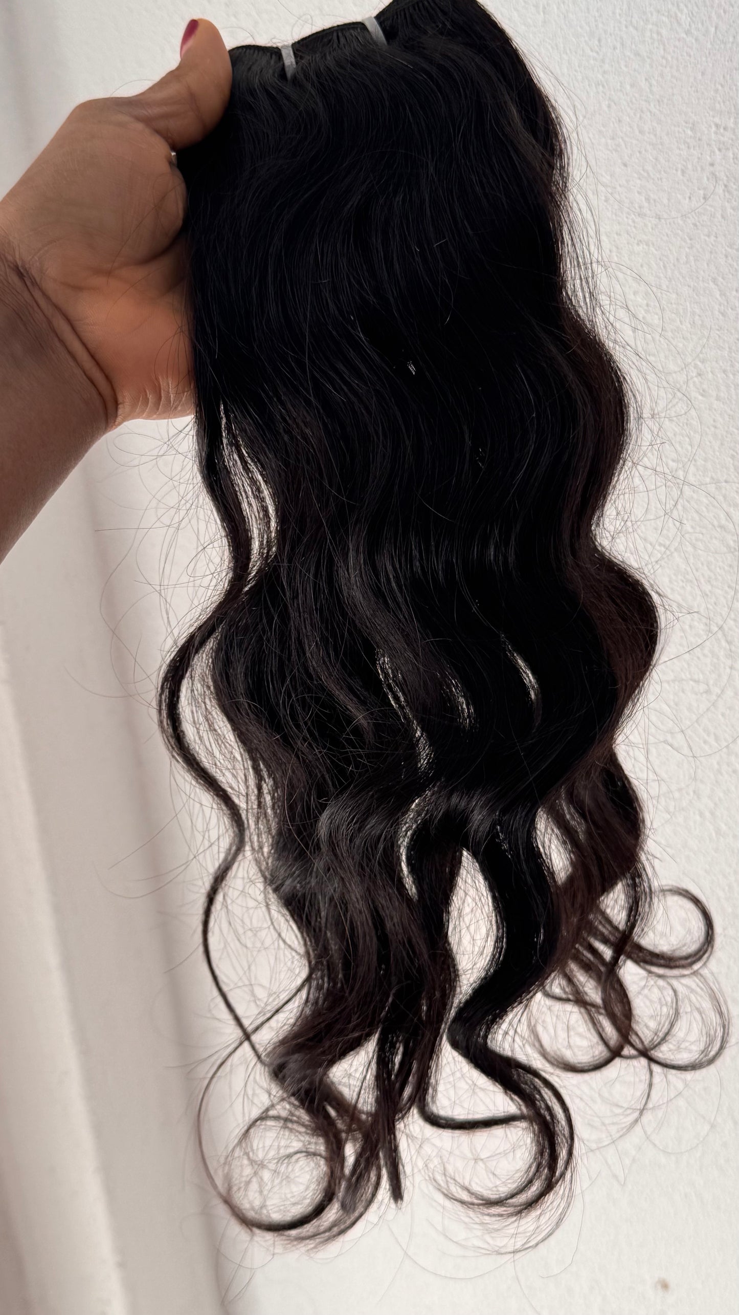 Raw wavy bundles