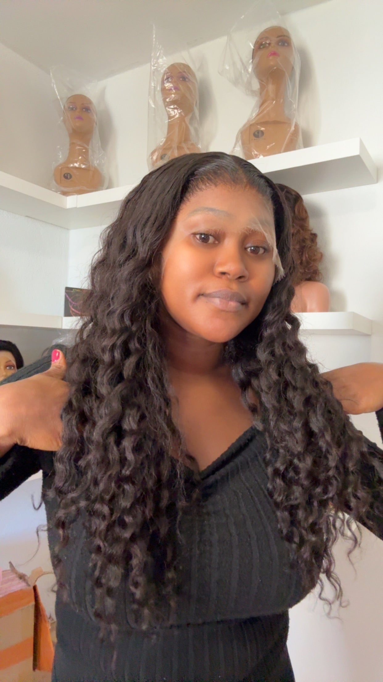 Raw donor deep wavy