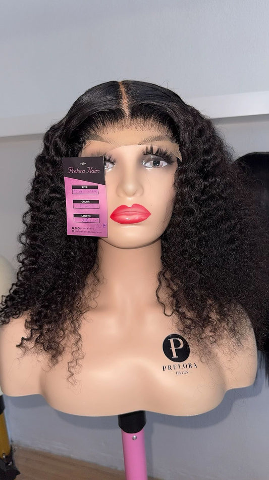 Afro kinky curly