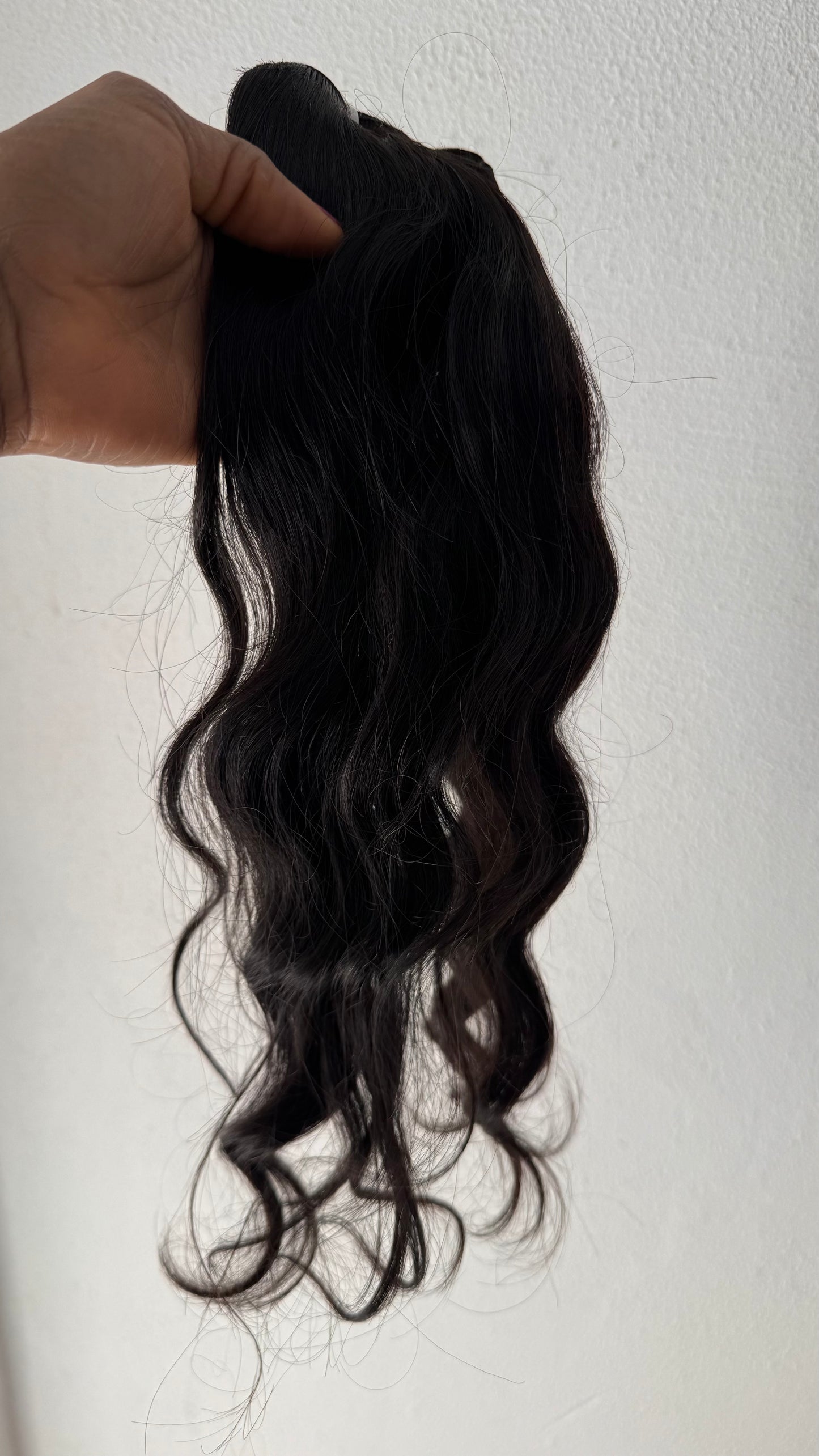 Raw wavy bundles